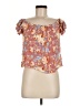 LA Hearts Brown Short Sleeve Top Size M - photo 1