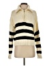 KITRI 100% Cotton Stripes Ivory Pullover Sweater Size S - photo 1