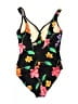 Miraclesuit Floral Black One Piece Swimsuit Size 10 - photo 2