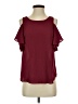 BCX 100% Polyester Burgundy Sleeveless T-Shirt Size S - photo 1