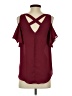 BCX 100% Polyester Burgundy Sleeveless T-Shirt Size S - photo 2
