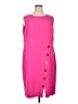 Kasper Solid Pink Casual Dress Size 16W - photo 1