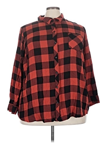 Terra & Sky 3/4 Sleeve Button-Down Shirt (view 1)