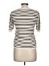 Zara Ivory Short Sleeve Turtleneck Size L - photo 2