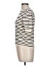 Zara Ivory Short Sleeve Turtleneck Size L - photo 5