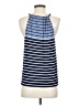 Max Studio Stripes Blue Sleeveless Blouse Size S - photo 2
