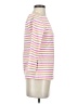 J. McLaughlin Stripes Pink 3/4 Sleeve Top Size XS - photo 4
