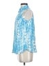 Etcetera 100% Polyester Blue Sleeveless Blouse Size 0 - photo 5