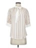 Reiss 100% Viscose Ivory 3/4 Sleeve Blouse Size 2 - photo 1