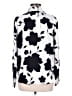 Maison d' Amelie Floral White Long Sleeve Blouse Size M - photo 2