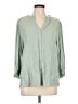 Democracy Green 3/4 Sleeve Blouse Size L - photo 1