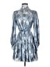 Cinq à Sept 100% Polyester Blue Cocktail Dress Size 4 - photo 1