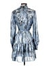 Cinq à Sept 100% Polyester Blue Cocktail Dress Size 4 - photo 2