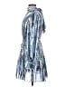 Cinq à Sept 100% Polyester Blue Cocktail Dress Size 4 - photo 5