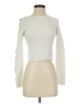 Pull&Bear Ivory Long Sleeve Top Size S - photo 1
