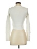 Pull&Bear Ivory Long Sleeve Top Size S - photo 2