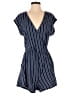 Caution to the Wind Stripes Blue Romper Size L - photo 1