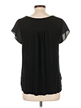 INC International Concepts Short Sleeve Blouse (view 2)