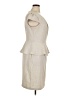 Connected Apparel Ivory Casual Dress Size 16 - photo 4