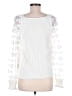 Industry 100% Cotton White Long Sleeve Top Size M - photo 2