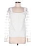 Industry 100% Cotton White Long Sleeve Top Size M - photo 1