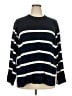 Universal Standard 100% Cotton Stripes Blue Pullover Sweater Size 18 (M) - photo 1