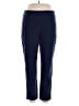 JM Collection Solid Blue Casual Pants Size XL - photo 1