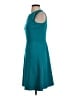 Calvin Klein Solid Teal Cocktail Dress Size 4 (estimated) - photo 5