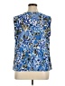 Laura Scott Blue Sleeveless Blouse Size XL - photo 2