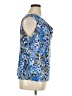 Laura Scott Blue Sleeveless Blouse Size XL - photo 4
