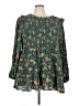 Torrid Green 3/4 Sleeve Blouse Size 5X Plus (5) - photo 1
