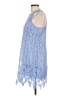 Francesca's 100% Polyester Blue Casual Dress Size L - photo 5