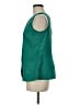 Merona 100% Polyester Teal Sleeveless Blouse Size M - photo 5