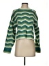 Hippie Rose Chevron-herringbone Green Pullover Sweater Size S - photo 1