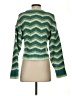 Hippie Rose Chevron-herringbone Green Pullover Sweater Size S - photo 2