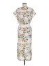 Entro 100% Polyester Floral Ivory Casual Dress Size M - photo 2