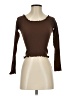 Out From Under Brown Long Sleeve Top Size XXS - photo 1