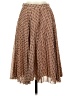 WAYF 100% Polyester Chevron-herringbone Brown Casual Skirt Size XS - photo 1
