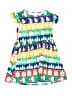 Unbranded 100% Polyester Print Green Dress Size 140 cm / US 10 - photo 1