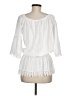 Giocam 100% Cotton White 3/4 Sleeve Blouse Size M (estimated) - photo 2