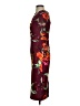 Alexia Admor Graphic Burgundy Cocktail Dress Size XS - photo 5