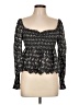 American Eagle Outfitters Black Long Sleeve Blouse Size L - photo 1