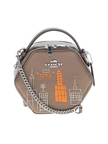 Coach x Jean-Michel Basquiat Leather Crossbody Bag (view 1)