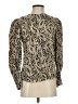 Zara Paisley Gold Long Sleeve Blouse Size XS - photo 1