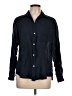 Grayson 100% Linen Black Long Sleeve Button-Down Shirt Size 10 - photo 1