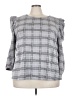 Cato Gray 3/4 Sleeve Blouse Size 26 - 28 - photo 1