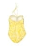 Hermoza Paisley Yellow One Piece Swimsuit Size 10 - photo 2