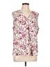 Ann Taylor Pink Sleeveless Blouse Size L - photo 1