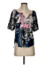 Abbeline Blue Short Sleeve Blouse Size S - photo 1