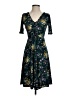 oasis Floral Green Casual Dress Size XS - photo 1
